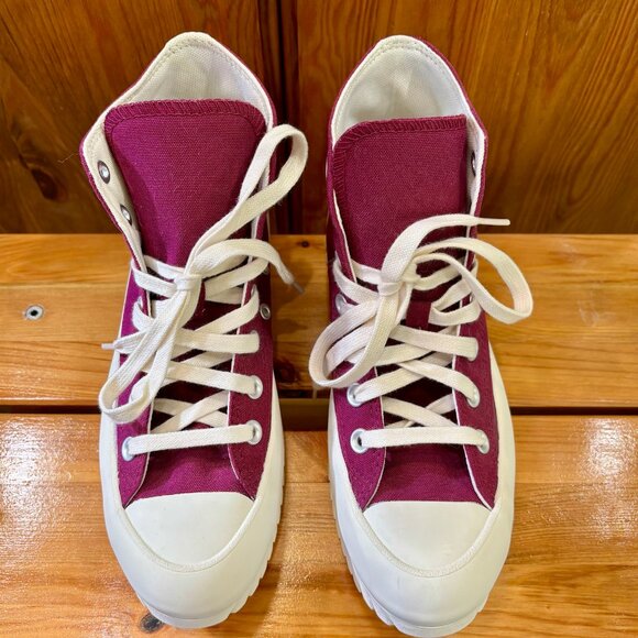 Womens Converse All Star Lugged Platform Shoes - Picture 2 of 5